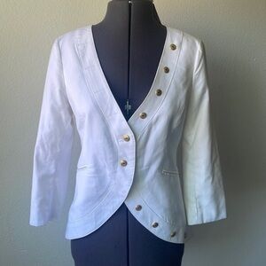 Tallulah Sunrise jacket white with gold XS stunning